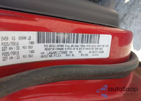 2001 Jeep Grand Cherokee Laredo from USA, damaged, VIN 1J4GW48S11C720055